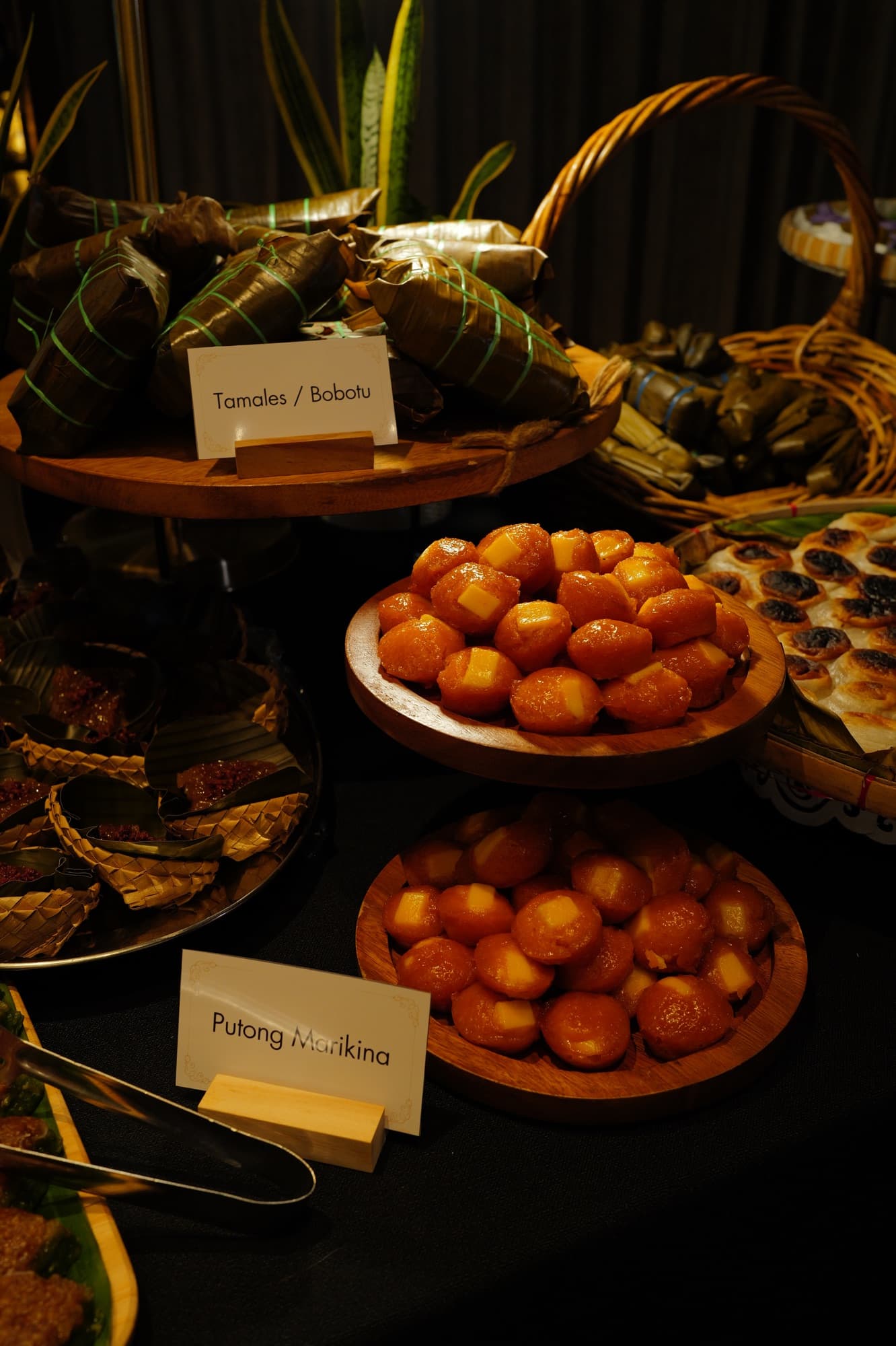 Putong Marikina and tamales at the Kakanin Kanin buffet